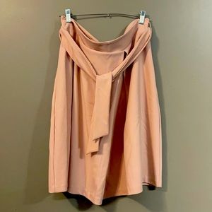 Salmon pink skirt